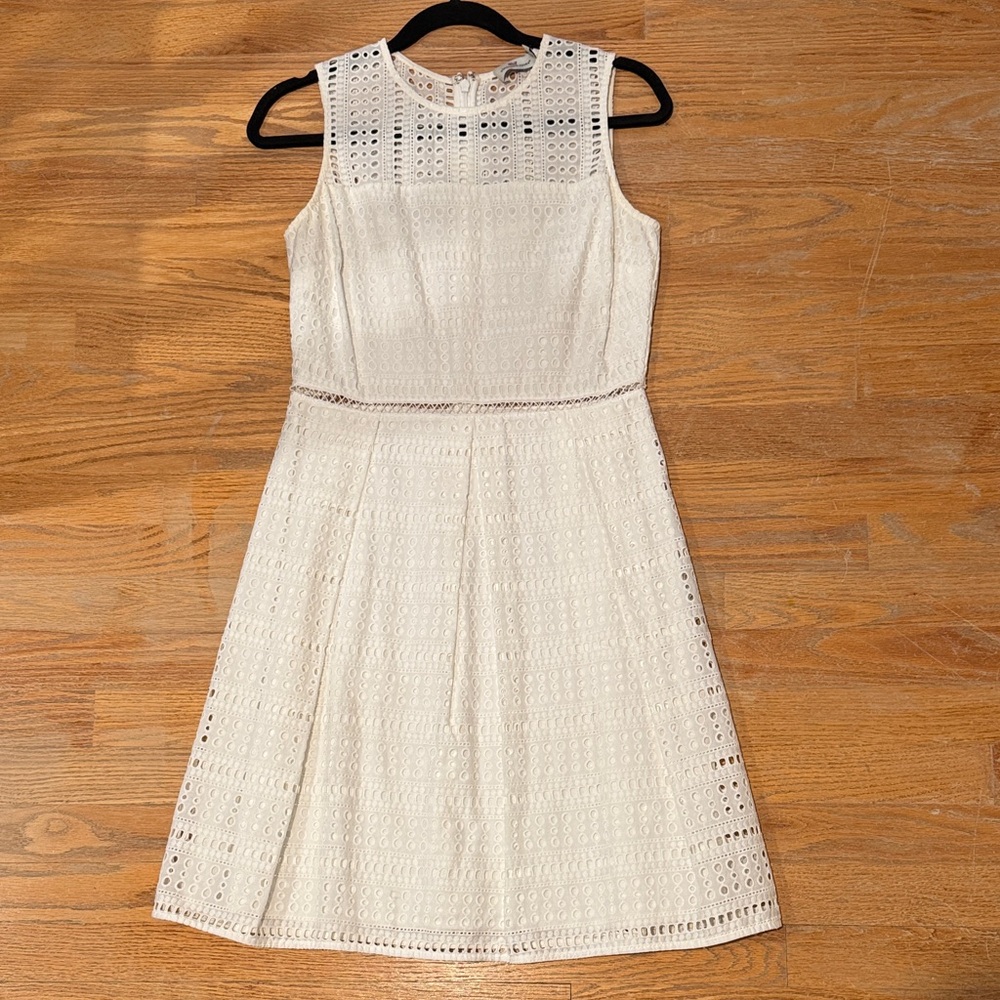 Vineyard Vines Cream Lace Mini Dress